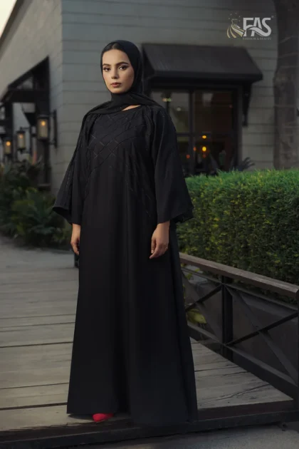 FAS Textured Abaya