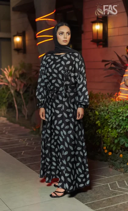 FAS Printed Abaya-S